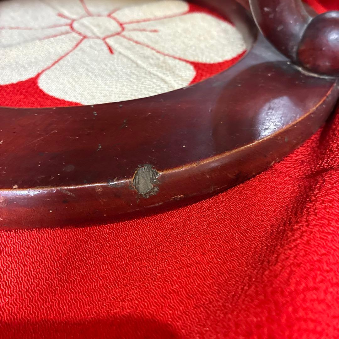 骨董　大名火鉢　猫脚3本　漆芸(^^)