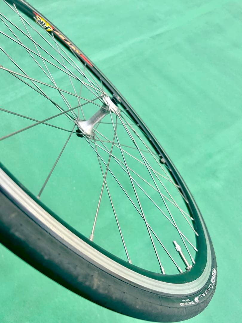 【カンパニョーロcampagnolo】イタリア製MIRAGEハブ＆FiRリム前輪