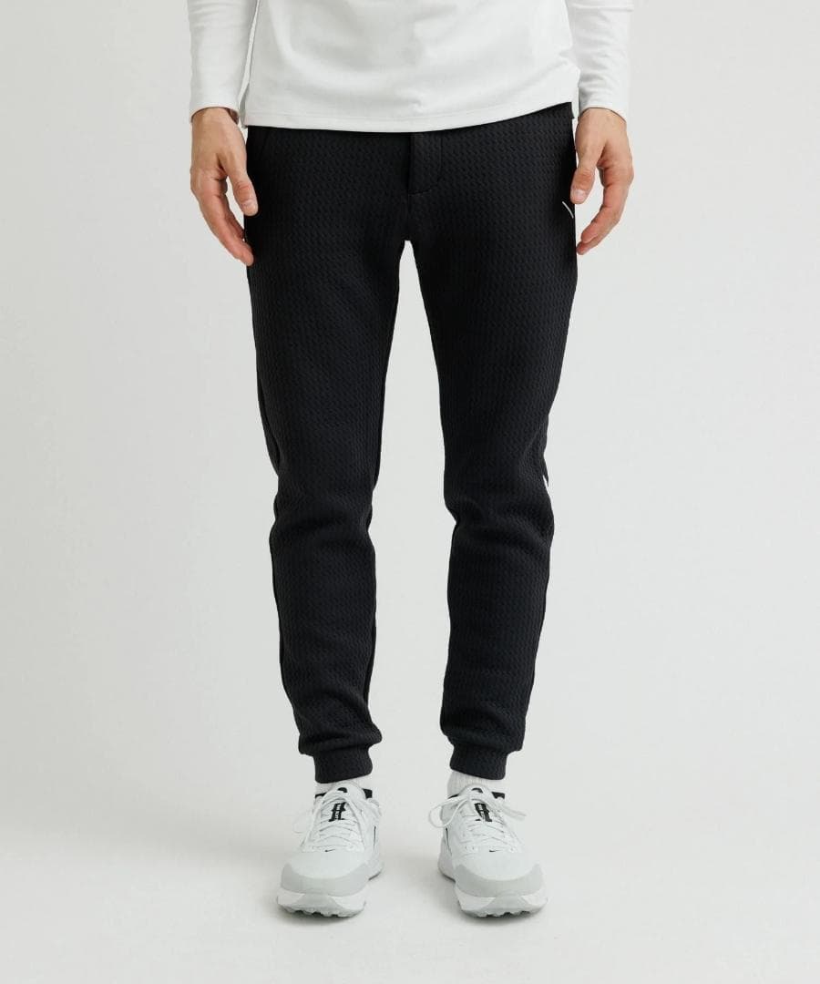 【極美品】サタデーズ ニューヨーク キルト ジョガーパンツ ゴルフ ブラック L