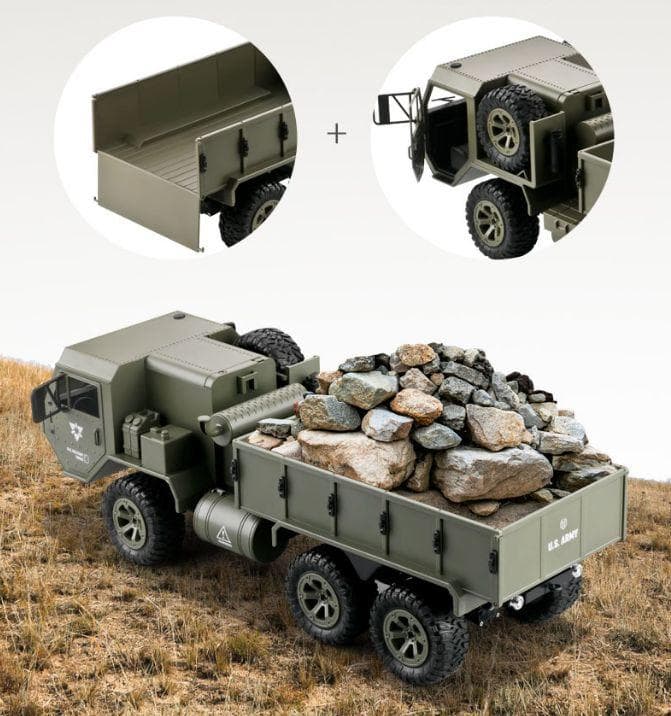 箱破れ② 未使用 カメラ付 ラジコン ミニタリー オフロード トラック