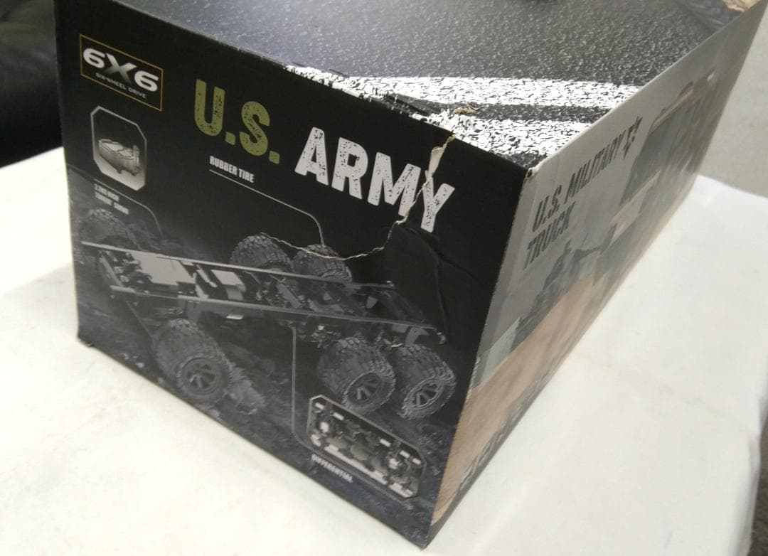 箱破れ② 未使用 カメラ付 ラジコン ミニタリー オフロード トラック