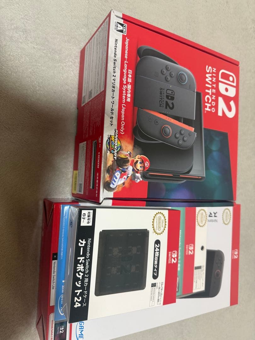 【新品未開封】Nintendo Switch 2 マリオカートワールド4点セット