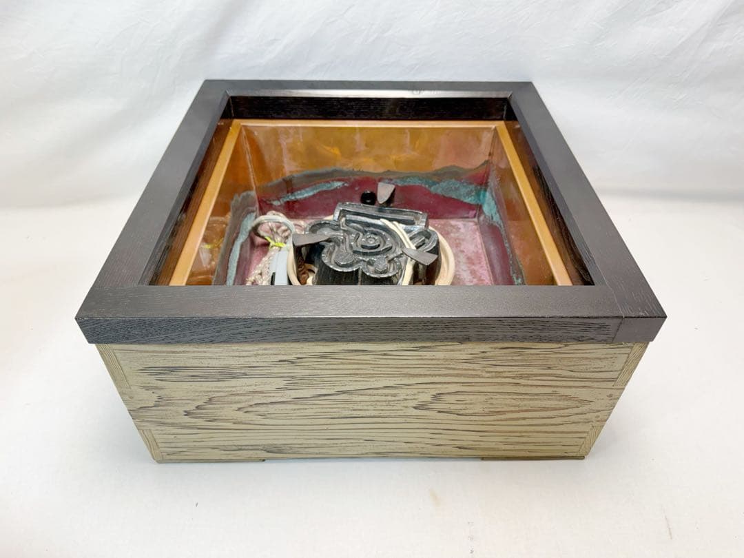 茶道具 焼杉 置炉 磨入子 野々田電熱器 2点セット