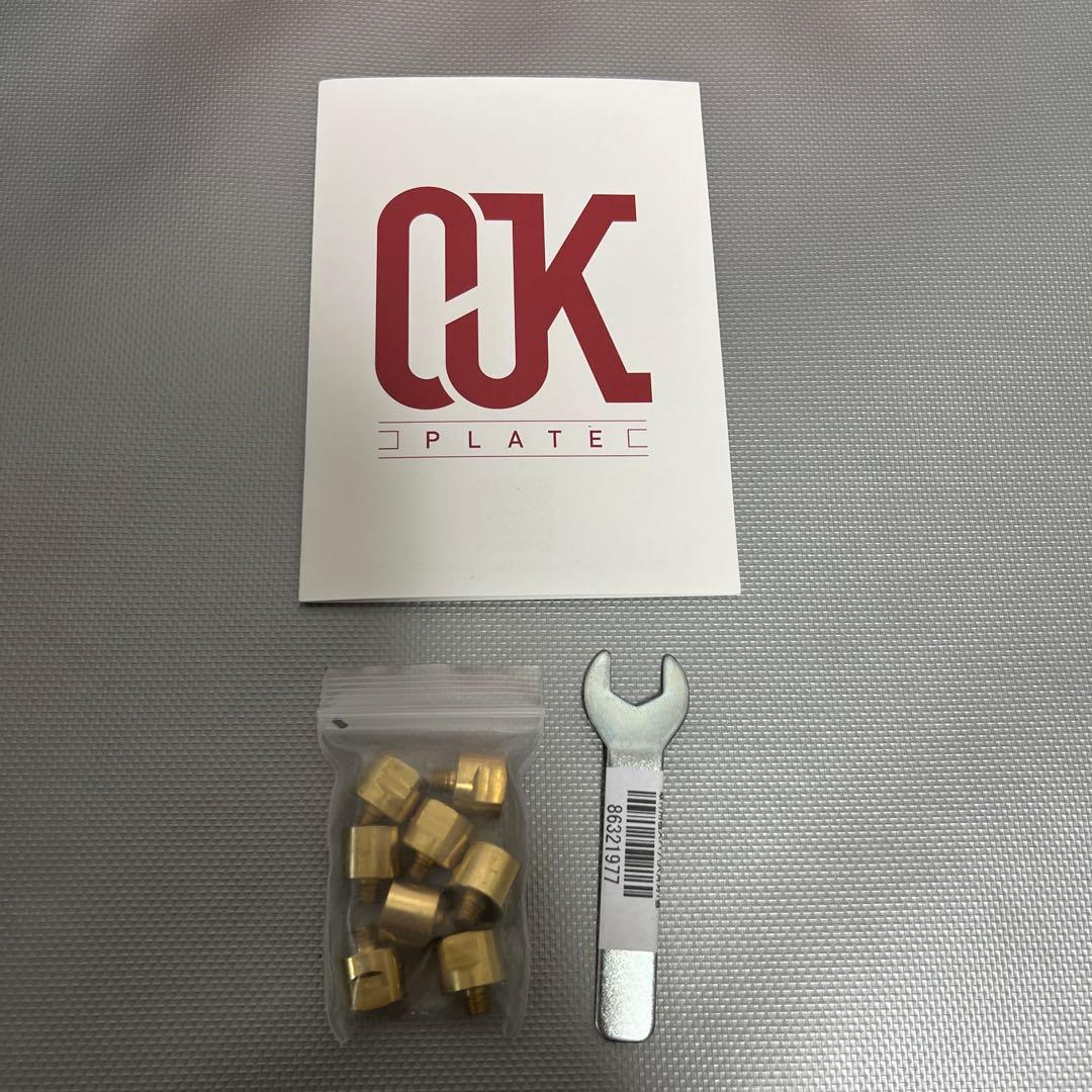 OJK カービングプレート　ハード　ブラック