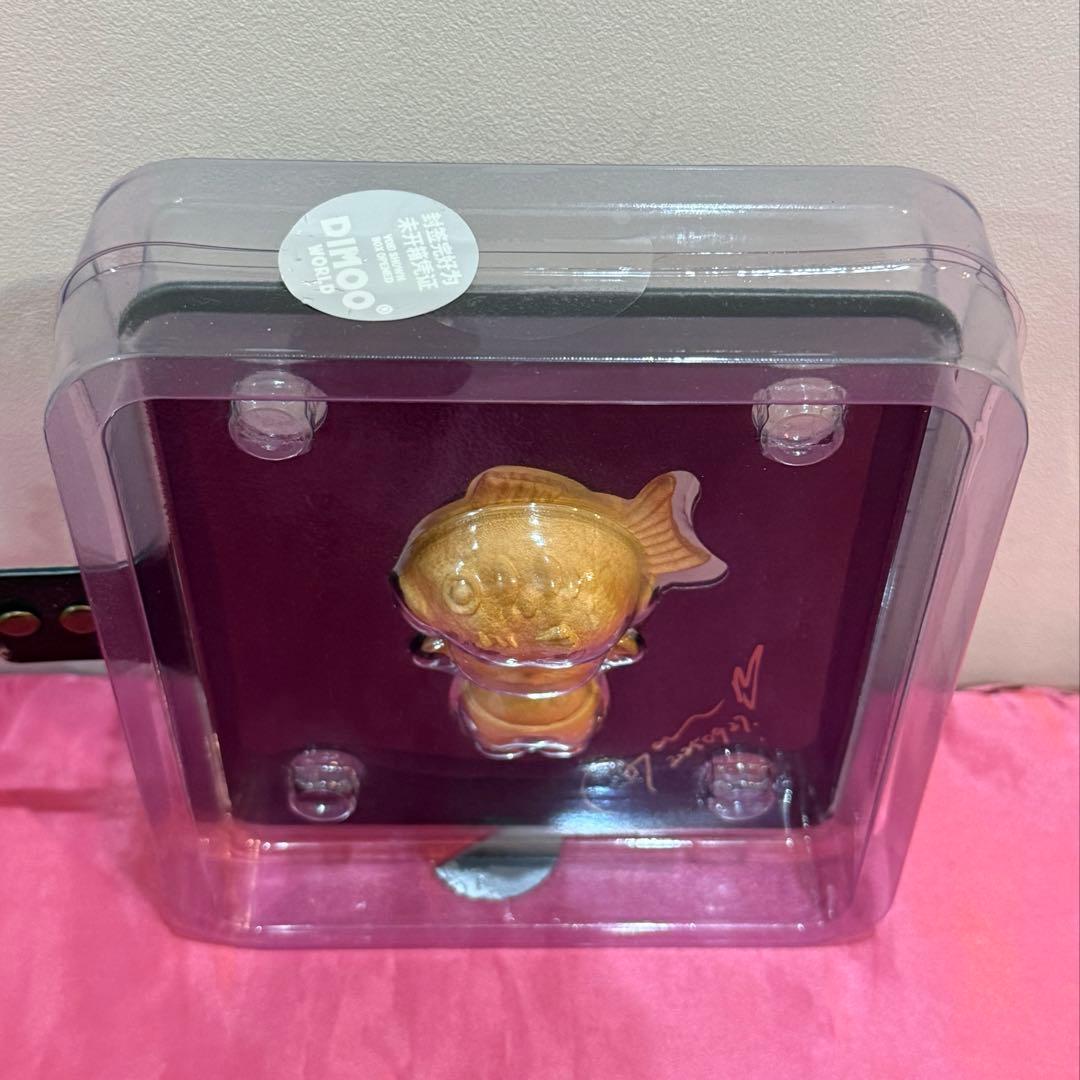 【サイン入り】レア！日本限定☆Dimoo たい焼き　フィギュア