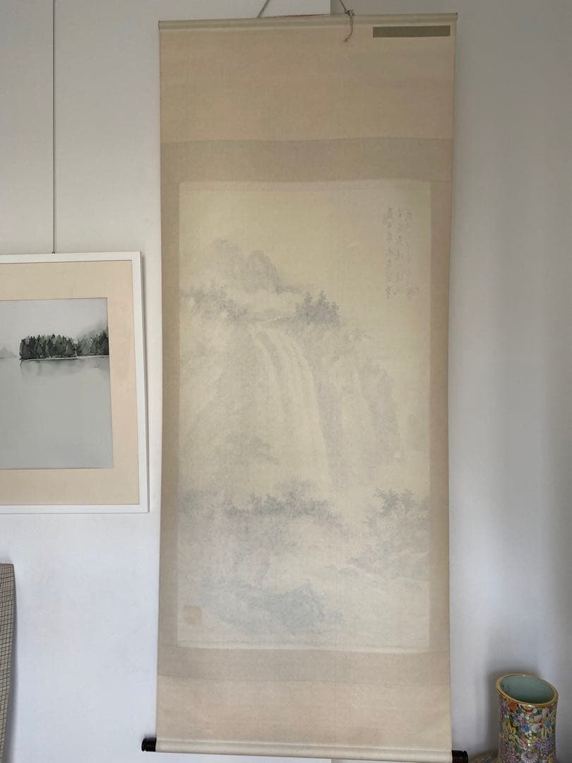 楊増棠　近代中国 掛軸 絵画　台湾画家　中国画 中国美術