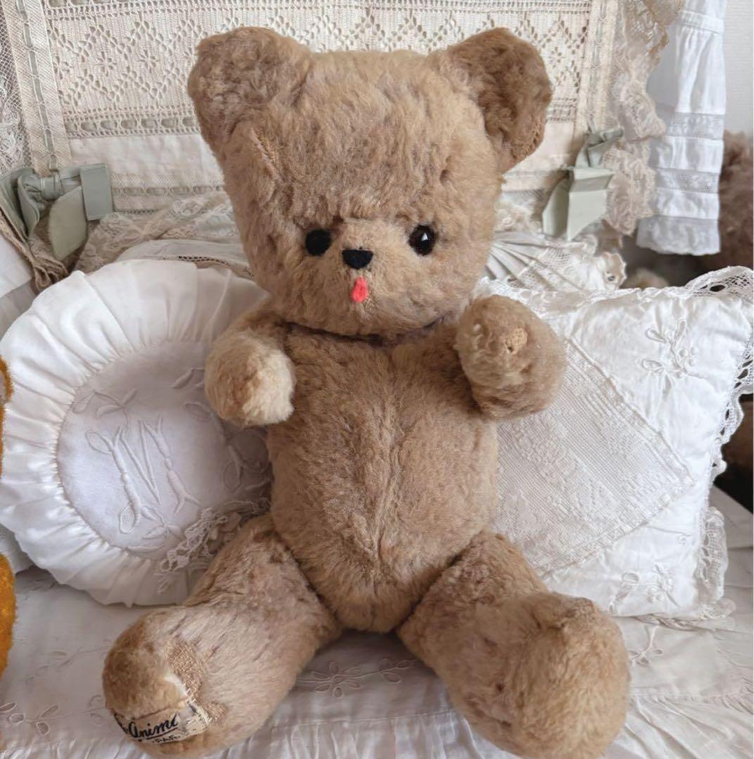 フレンチベアanima アンティークベア フランスアンティーク　ビンテージベア