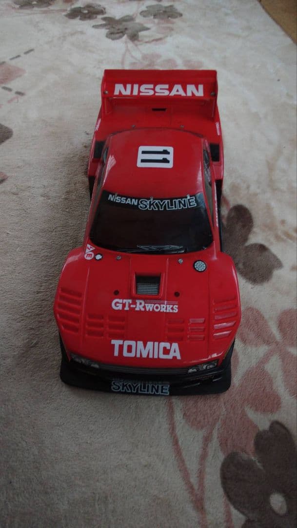 スーパーシルエット　スカイライン　ラジコンボディ