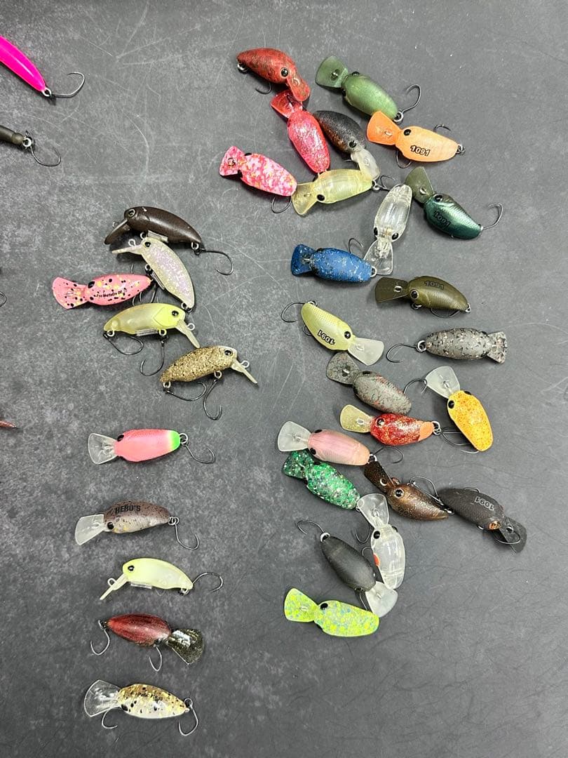 【⭐️引退❣️まとめ売り⭐️】①トラウト用ルアー　大量60個　お値打ち‼️