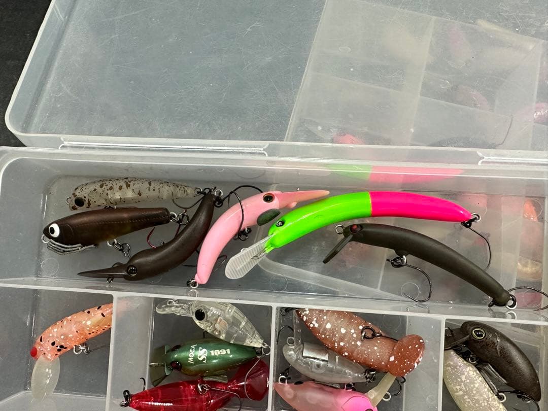 【⭐️引退❣️まとめ売り⭐️】①トラウト用ルアー　大量60個　お値打ち‼️