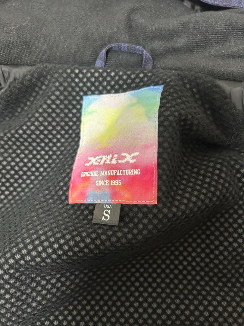 【新品未使用】ネイビー ストライプ スノーボードウェア