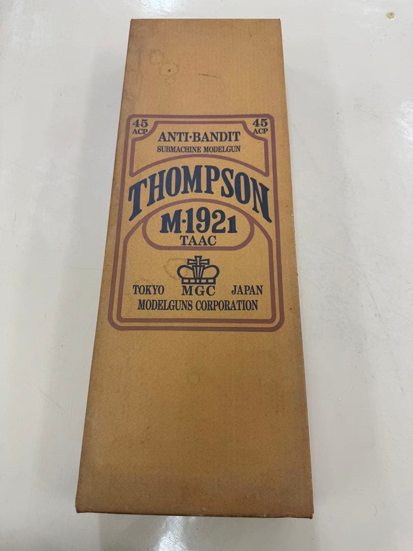MGC トンプソンM1921 モデルガン 木製グリップ 箱説付き