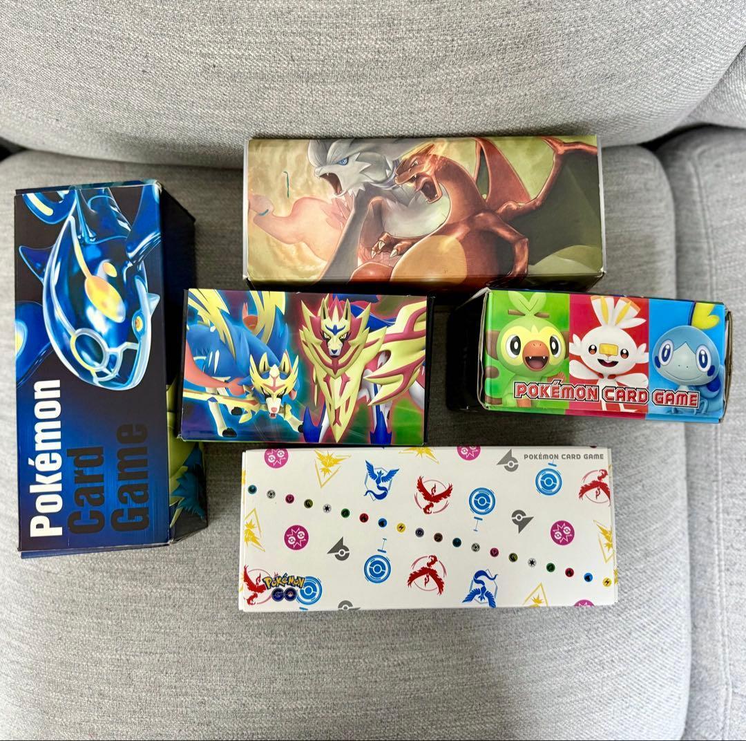 ポケモンカード　サプライ　引退品　スリーブ　　ファイル　ストレージボックス