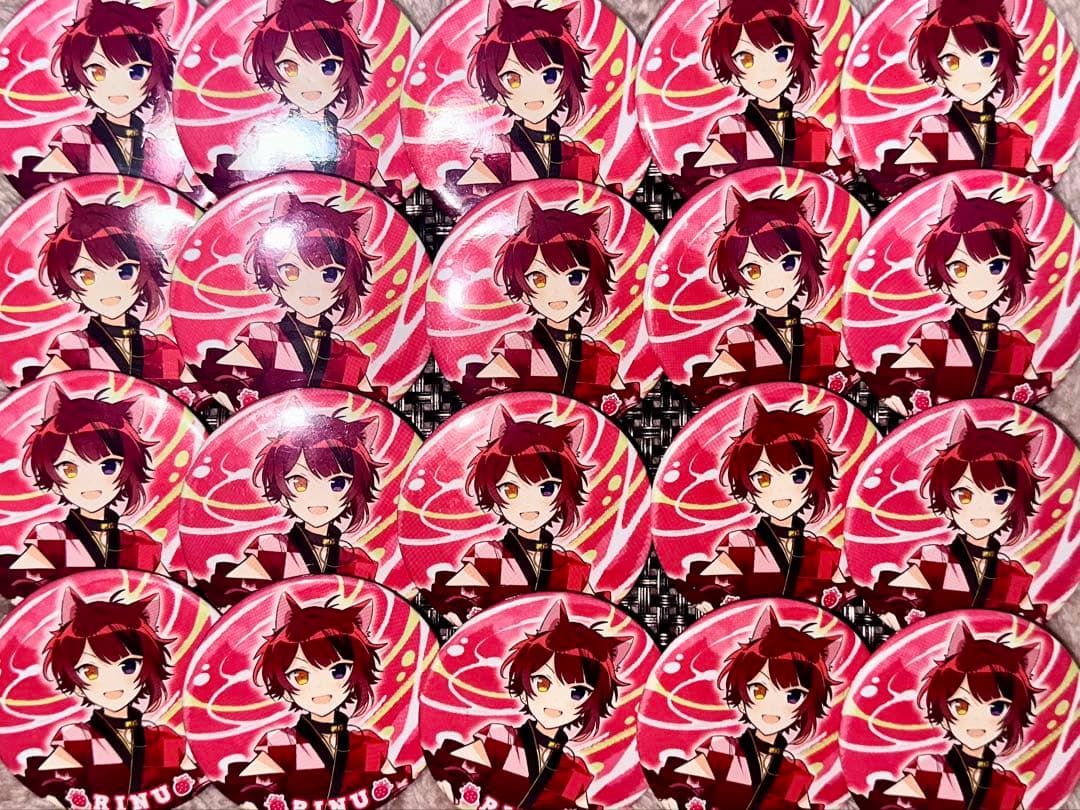 すとぷり 莉犬くん 法被 等身缶バッジ