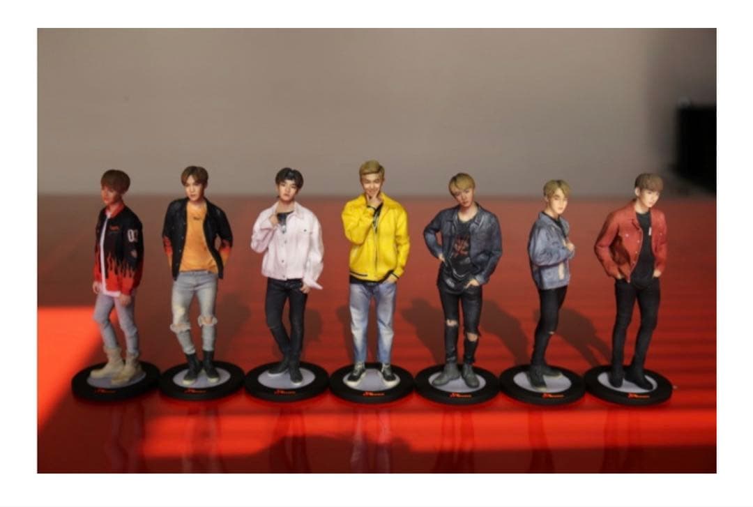 BTS 防弾少年団 SK telecom テレコム公式　フィギュア　7点