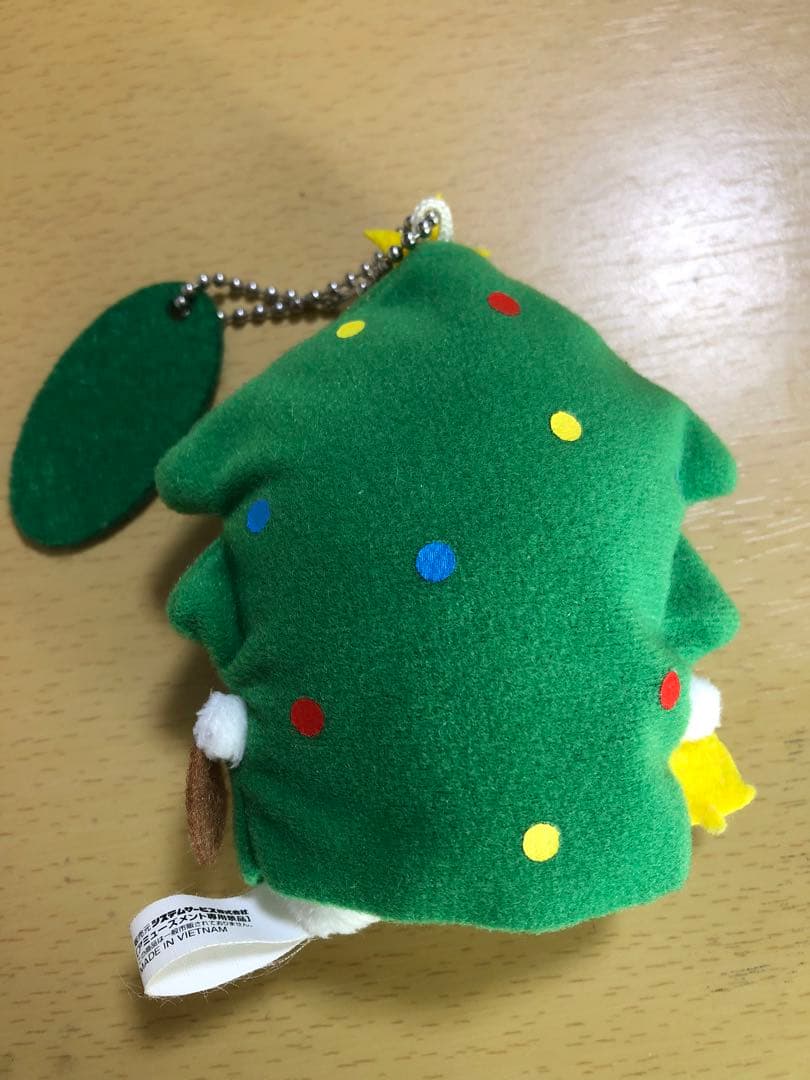 自分ツッコミくま　 マスコットキーホルダー　全力でジングルベル