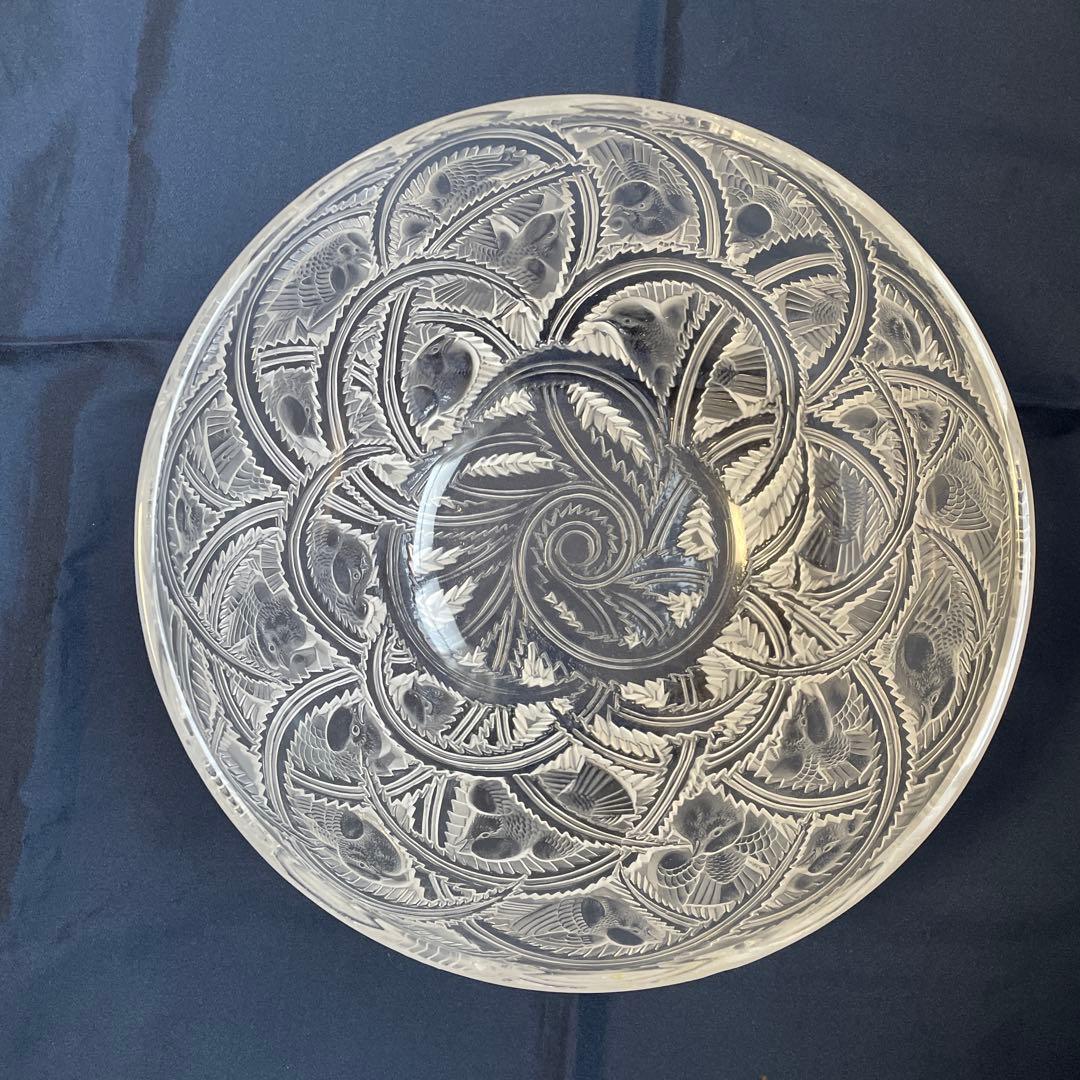 ルネ・ラリック　R.LALIQUE　PINSONS ボウル雀文鉢直径23.5cm