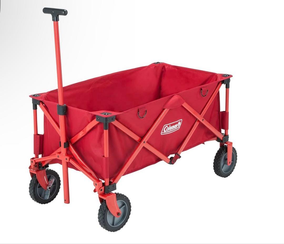 お値引きしました コールマン 耐荷重100キロ キャリーカート アウトドアワゴン