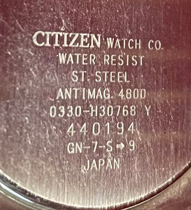 シチズン エクシード ユーロス