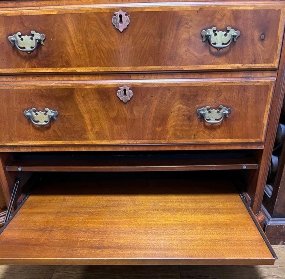 英国アンティーク　木製チェスト　ウォルナット