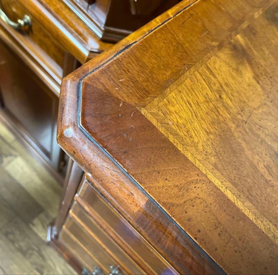 英国アンティーク　木製チェスト　ウォルナット