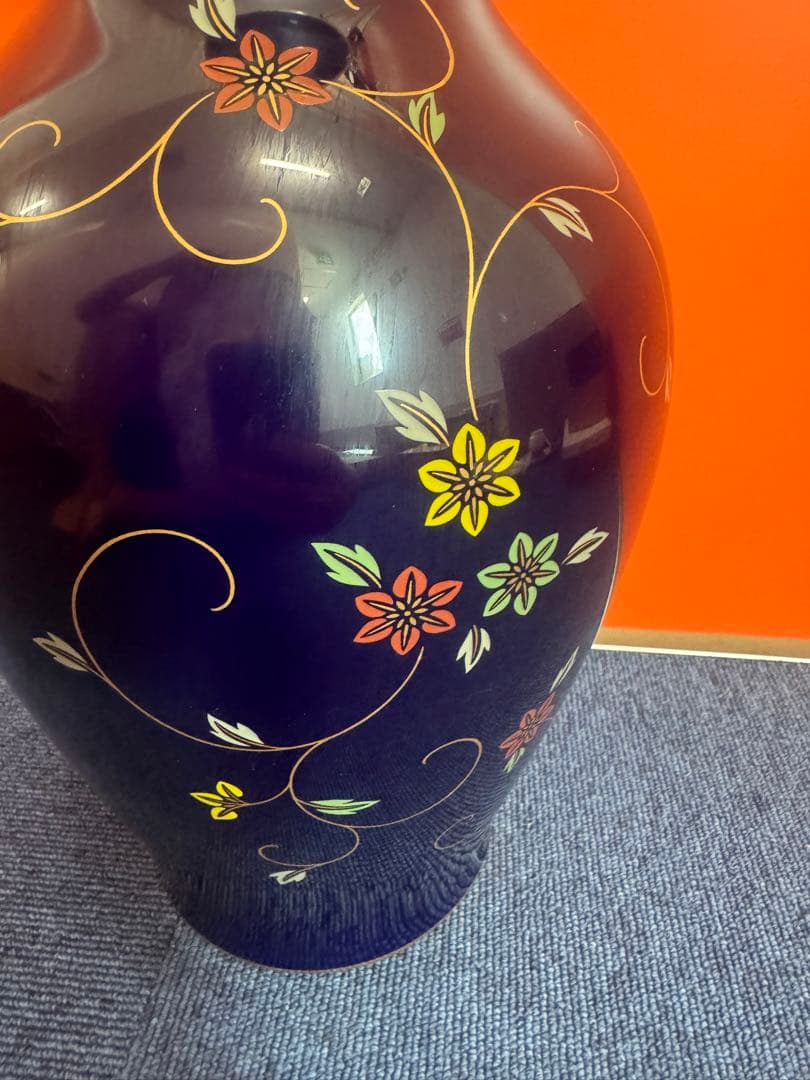 1940  ノリタケ/スタジオコレクション瑠璃金彩 花瓶