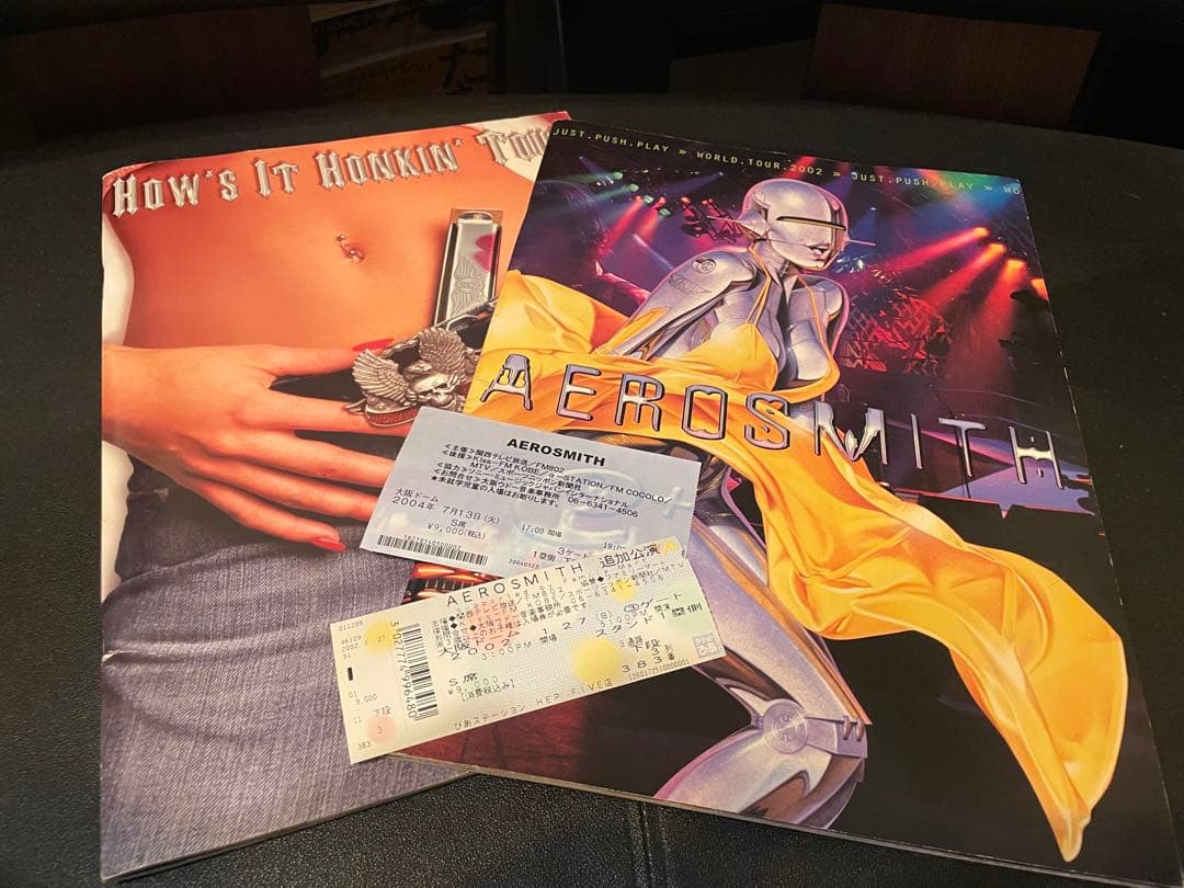 i*k様 AEROSMITH エアロスミス 空山基 JUST PUSH PLAY