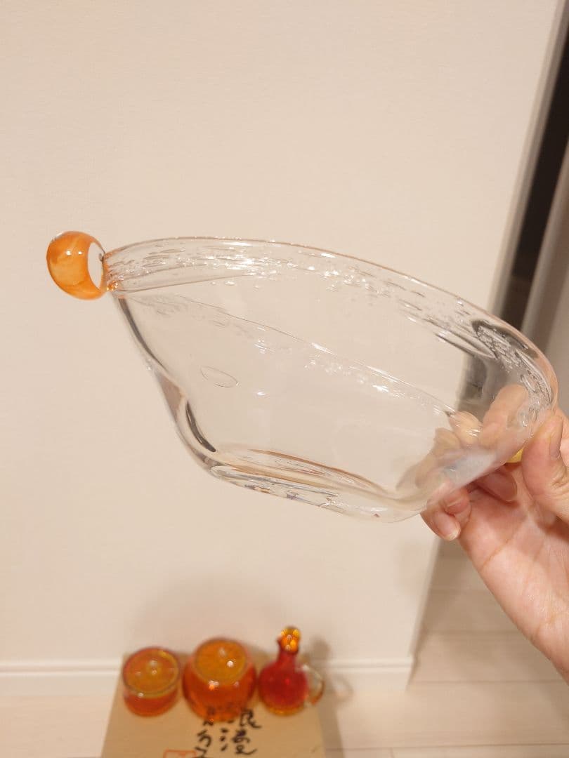 琉球ガラス　小物入れ・キャンディポット・水差し