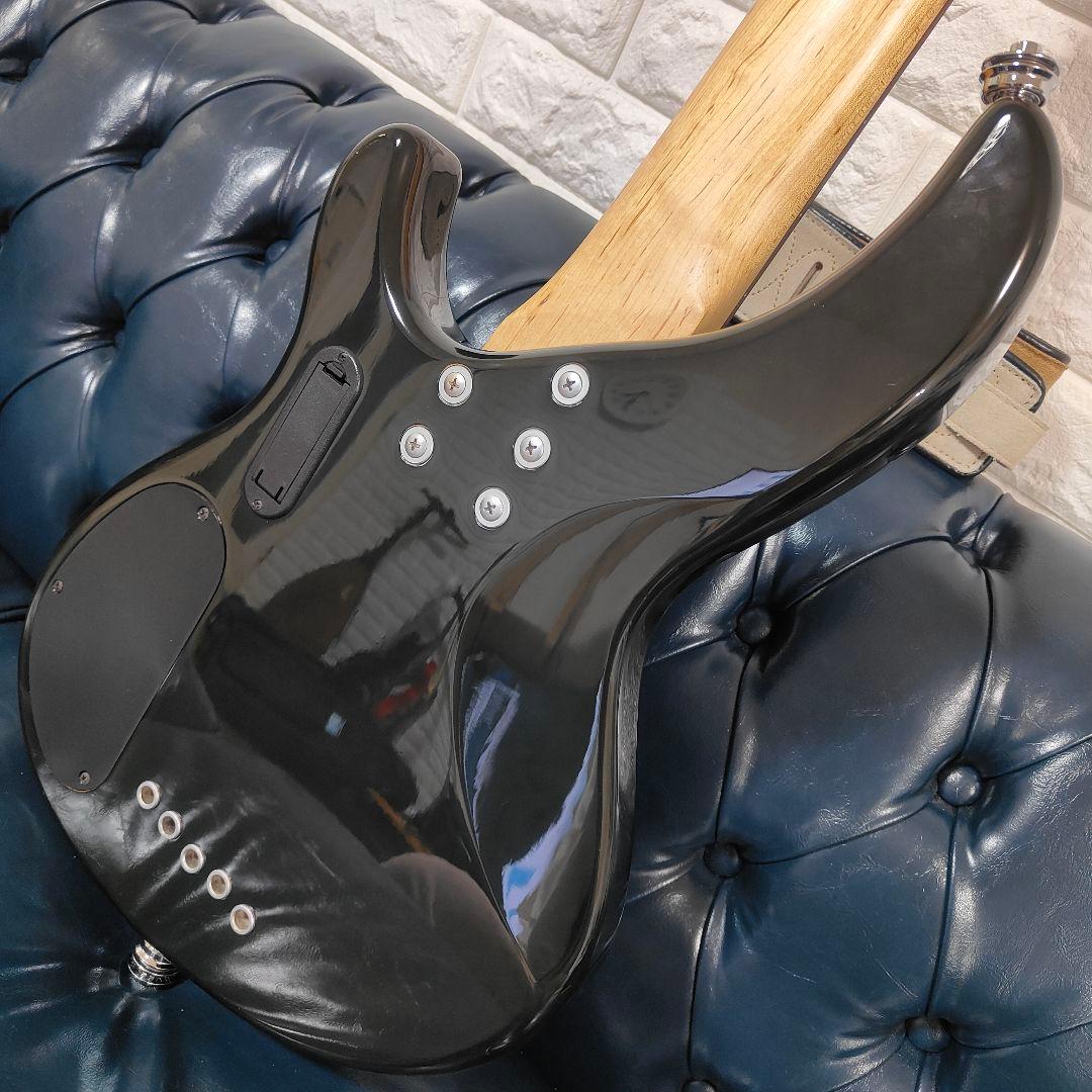 Aria pro 2 アリアプロ2 5弦ベース アクティブ 本革ストラップ付き