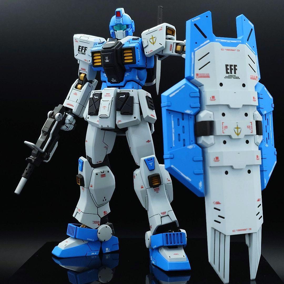 HGUC 1/144　ジムガードカスタム試作型　全塗装完成品