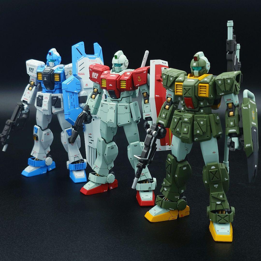 HGUC 1/144　ジムガードカスタム試作型　全塗装完成品
