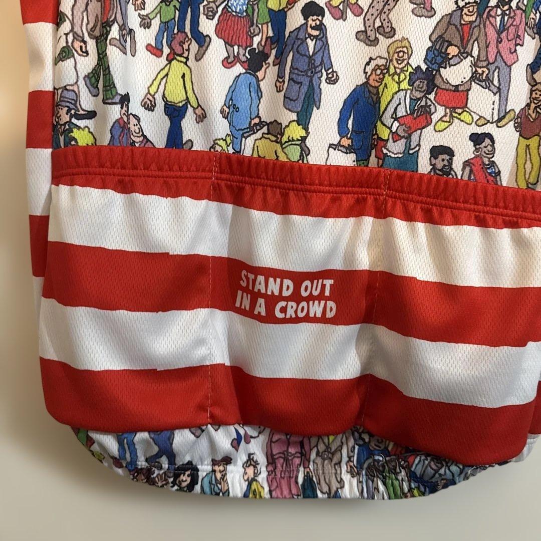 【新品・定価: 14,850円】サイクルジャージ ウォーリーを探せ Lサイズ