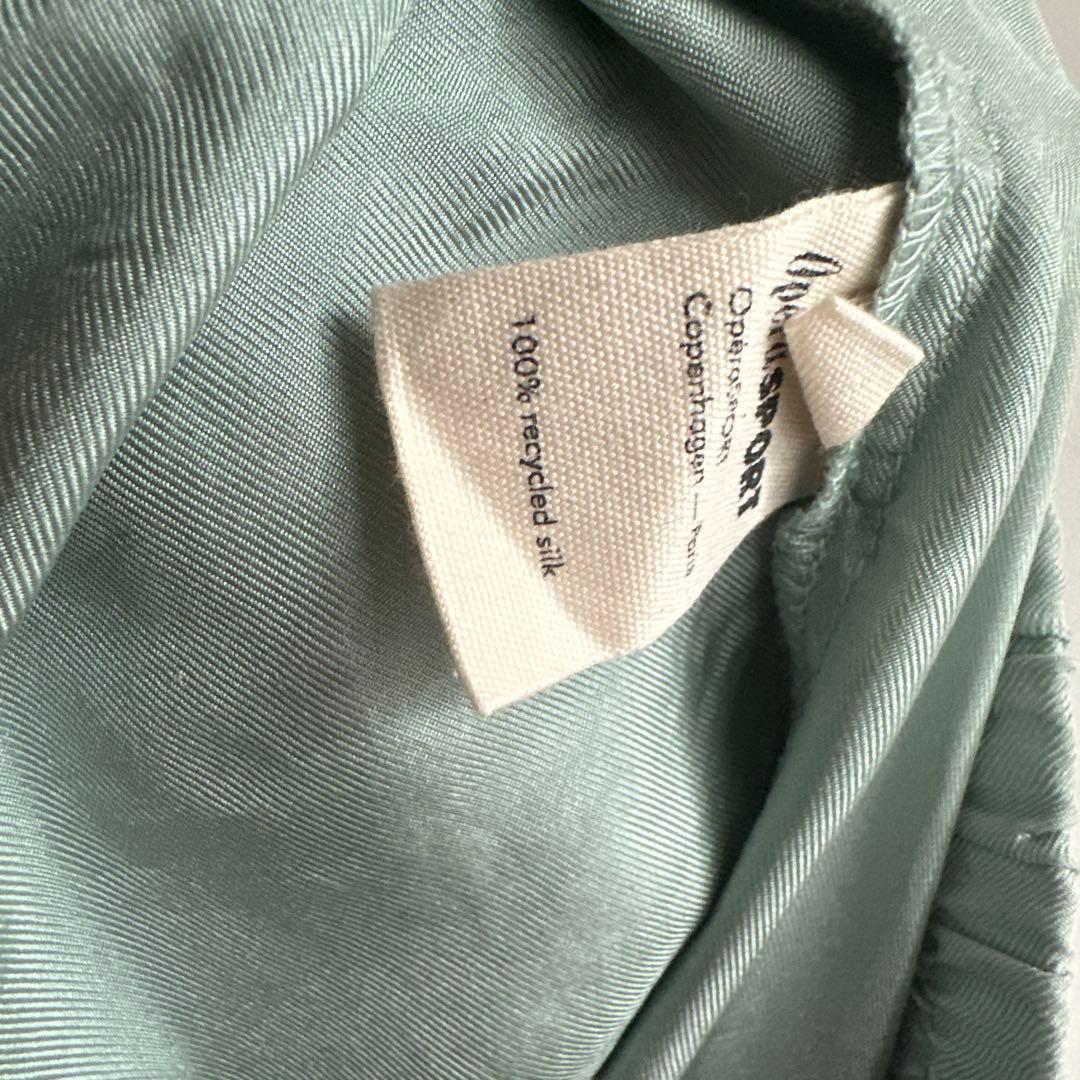 Opera sport +veneda ミントグリーン ハーフパンツ シルク