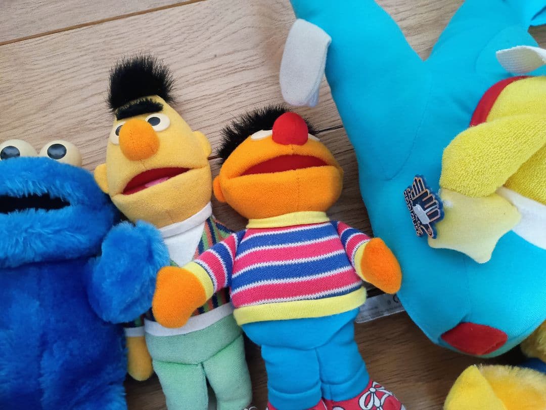 1990年　セサミストリートapplause社ぬいぐるみ　パペット　ヴィンテージ