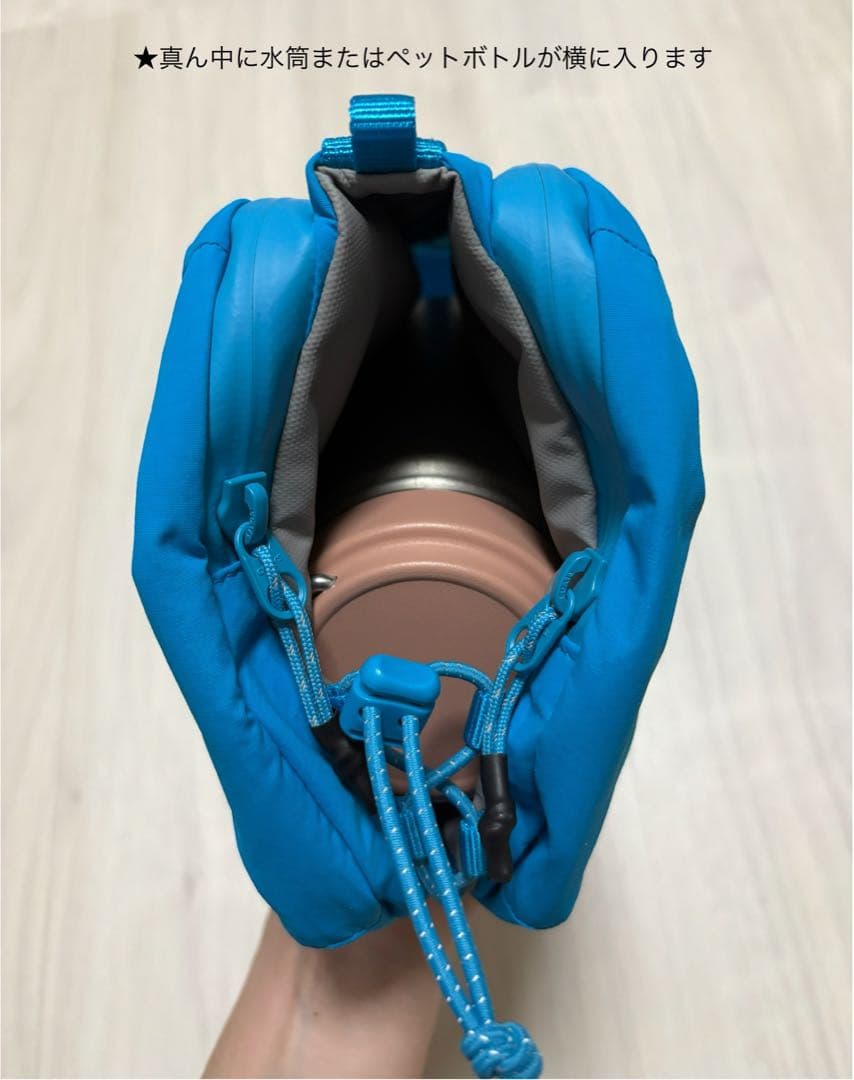 topologie トラベルポーチ 青