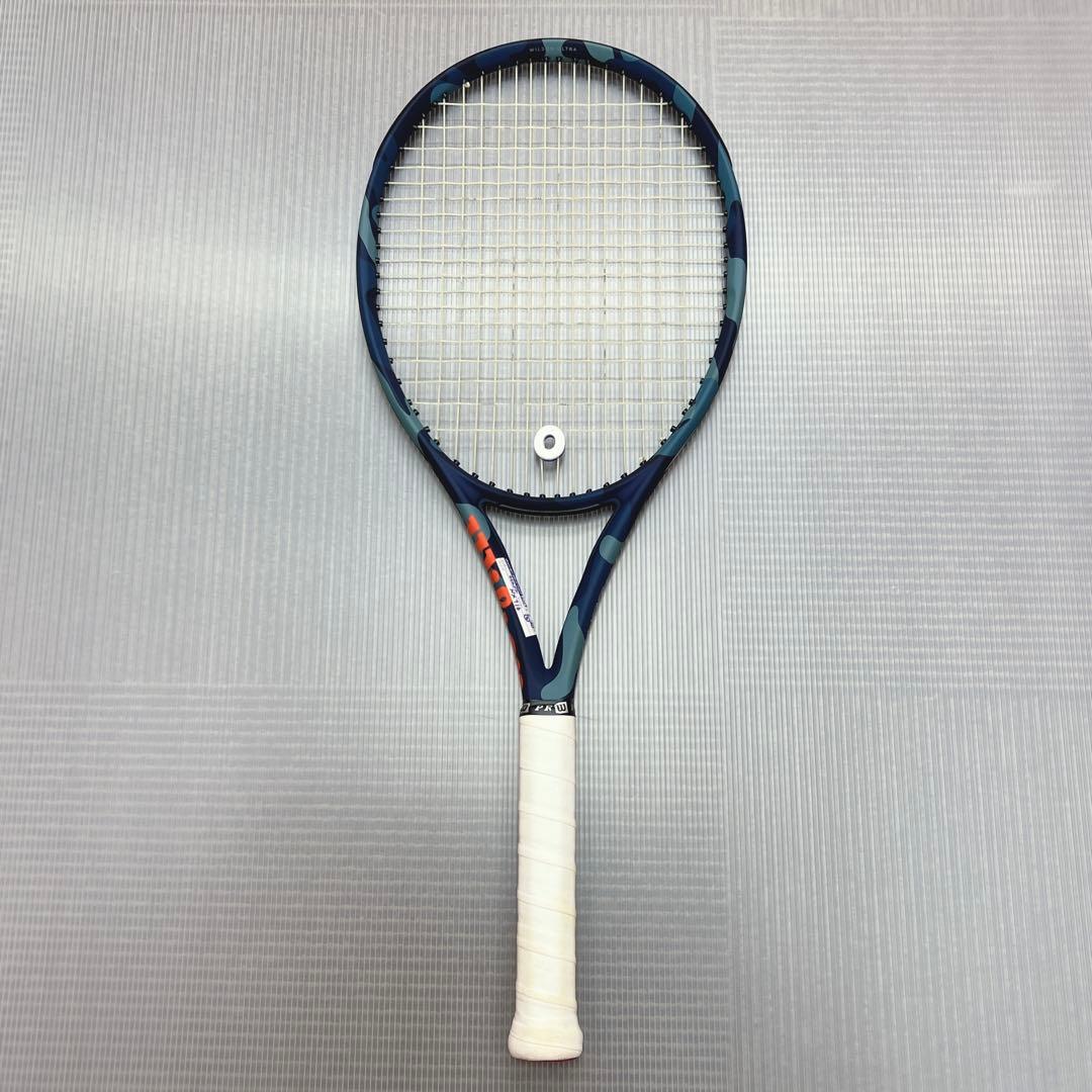 【美品】Wilson ULTRA 100L カモフラージュ テニスラケット G2