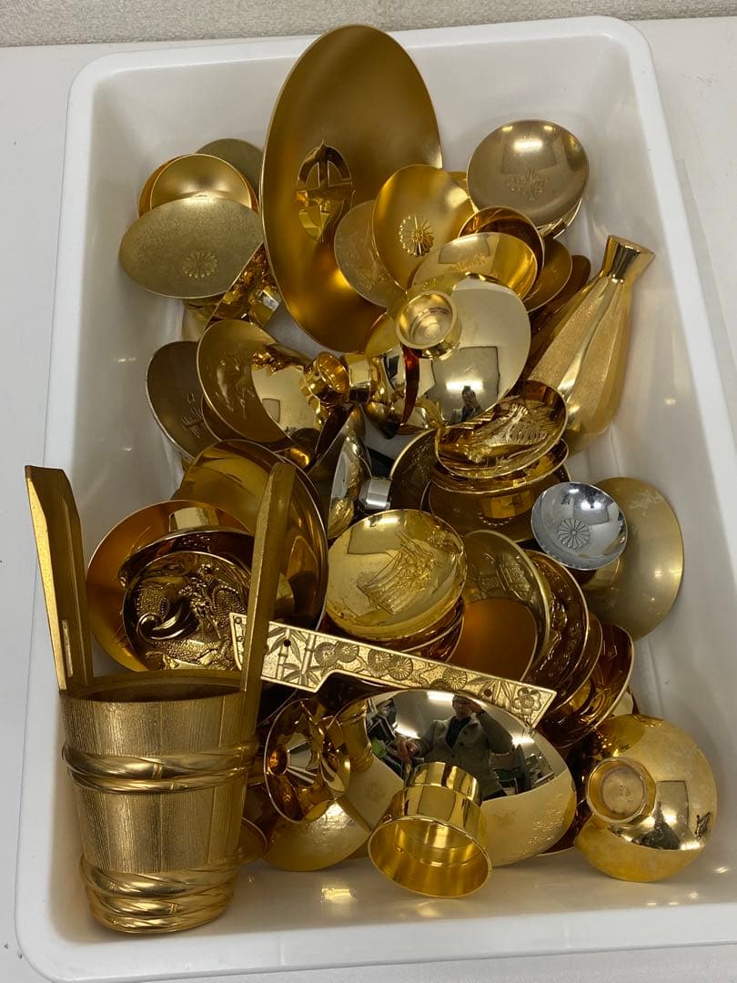 3-3182 K24GP他・金盃等まとめ　約7.5kg