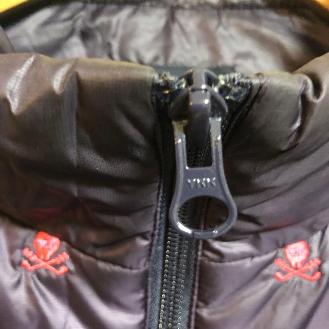 美品　PEARLY GATES 刺繍入りベスト ダークパープル　 メンズXL