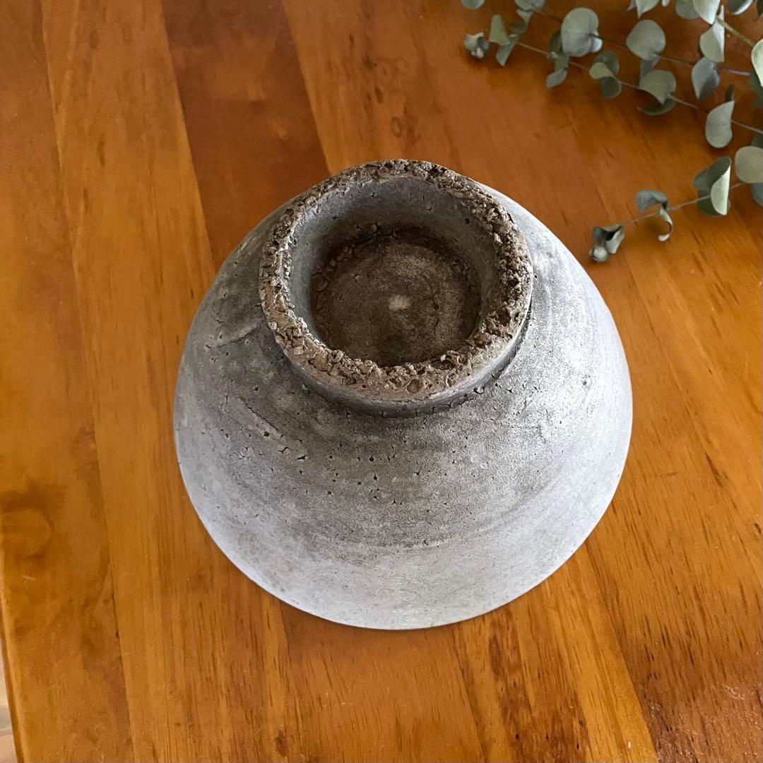 白磁茶碗 詳細不明 検）李朝 堅手 高麗茶碗 朝鮮美術 粉引 井戸茶碗 茶道具