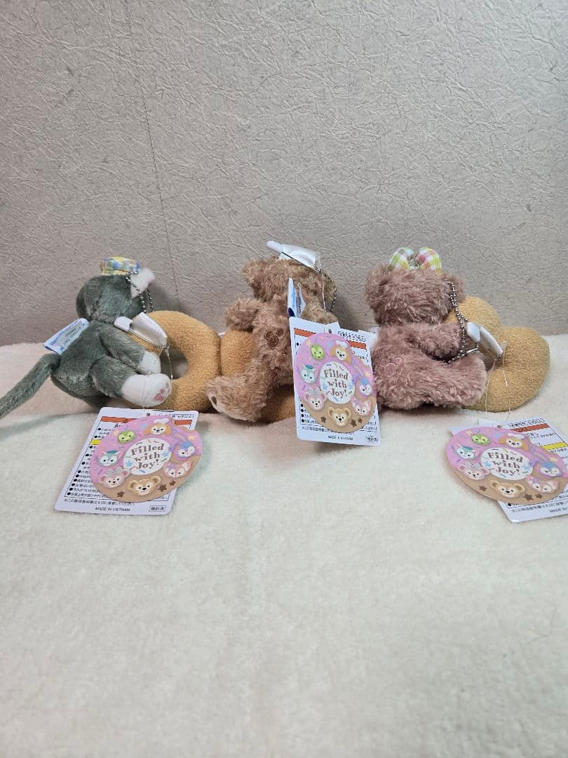 ダッフィー　ぬいぐるみバッジ　フィルドウィズジョイ　7体セット