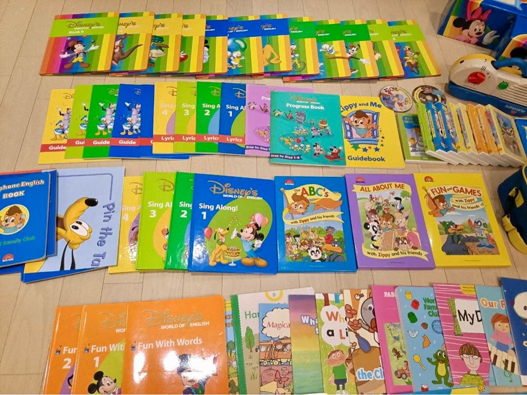 ディズニー ワールドファミリー英語学習本セット 約50冊