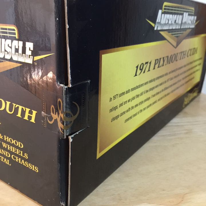 アーテル (ERTL)1/18 1971 PLYMOUTH ‘CUDA 新品