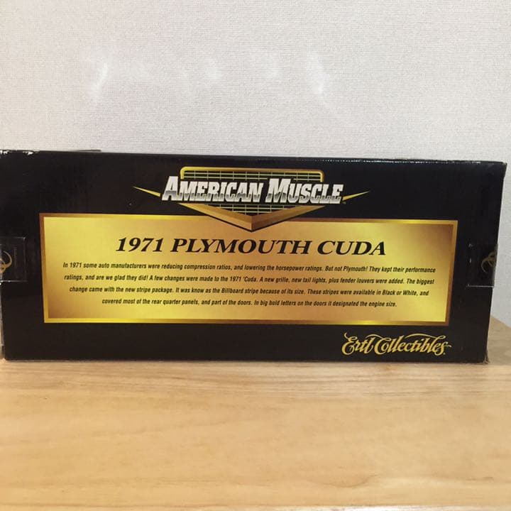 アーテル (ERTL)1/18 1971 PLYMOUTH ‘CUDA 新品