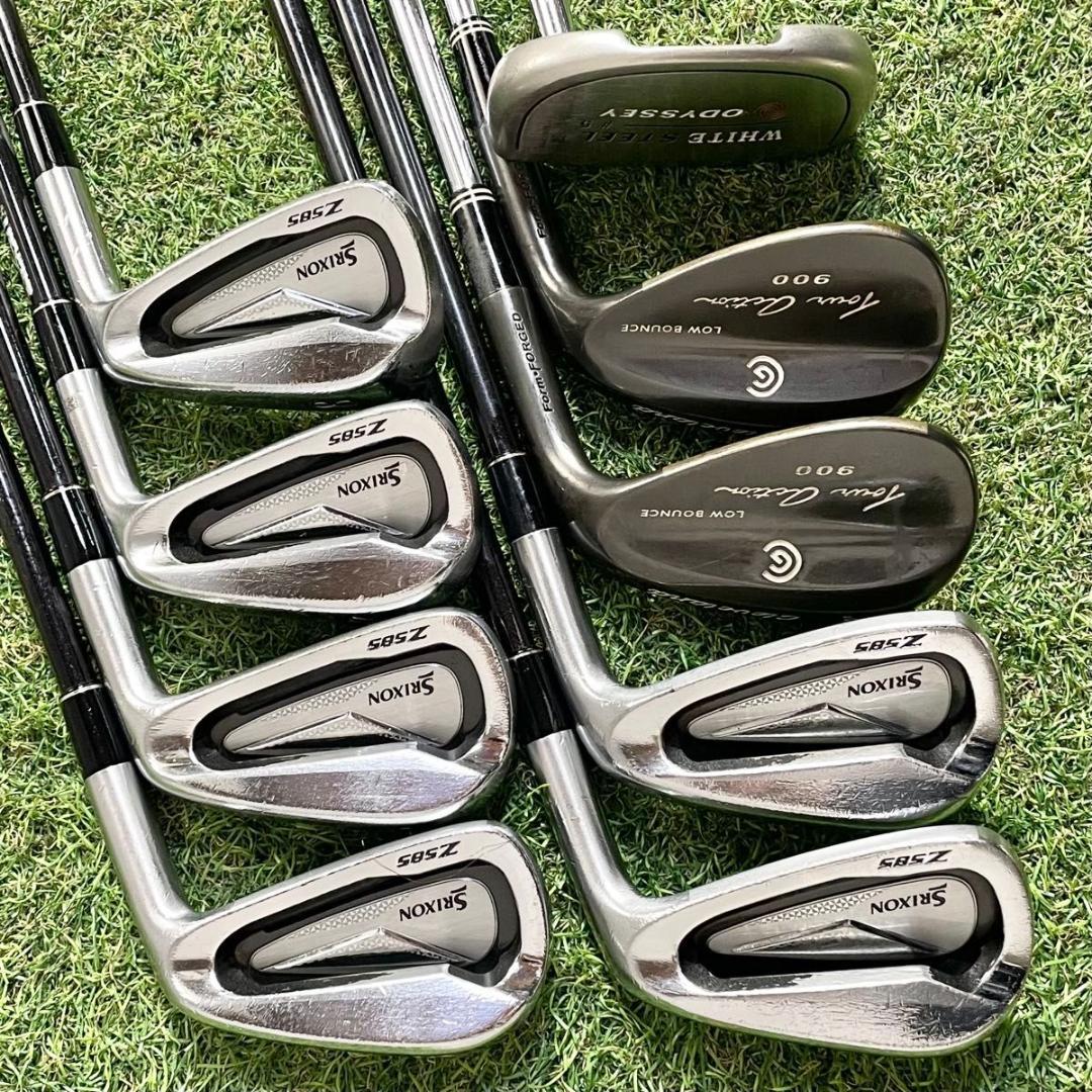 バッグ新品！スリクソン Z585 モデル統一 ゴルフクラブセット S 12本 右