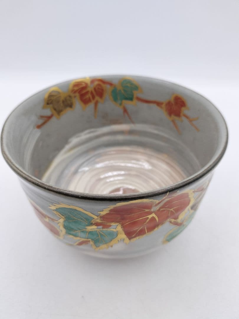 c581 茶碗 乾山 蔦 宮川香せつ 木箱 茶道具 古物