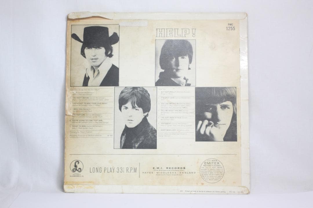 The Beatles Help! UK(英)盤 LP Mono 1stプレス