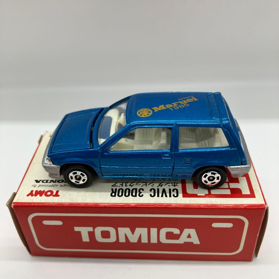 赤箱日本製トミカ　ホンダシビック3ドア