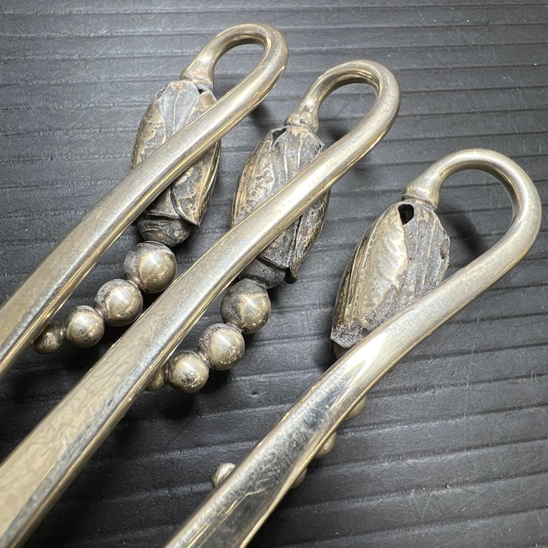 ジョージジェンセン　最高級ブロッサム　デザートフォーク　7本　202g 共袋