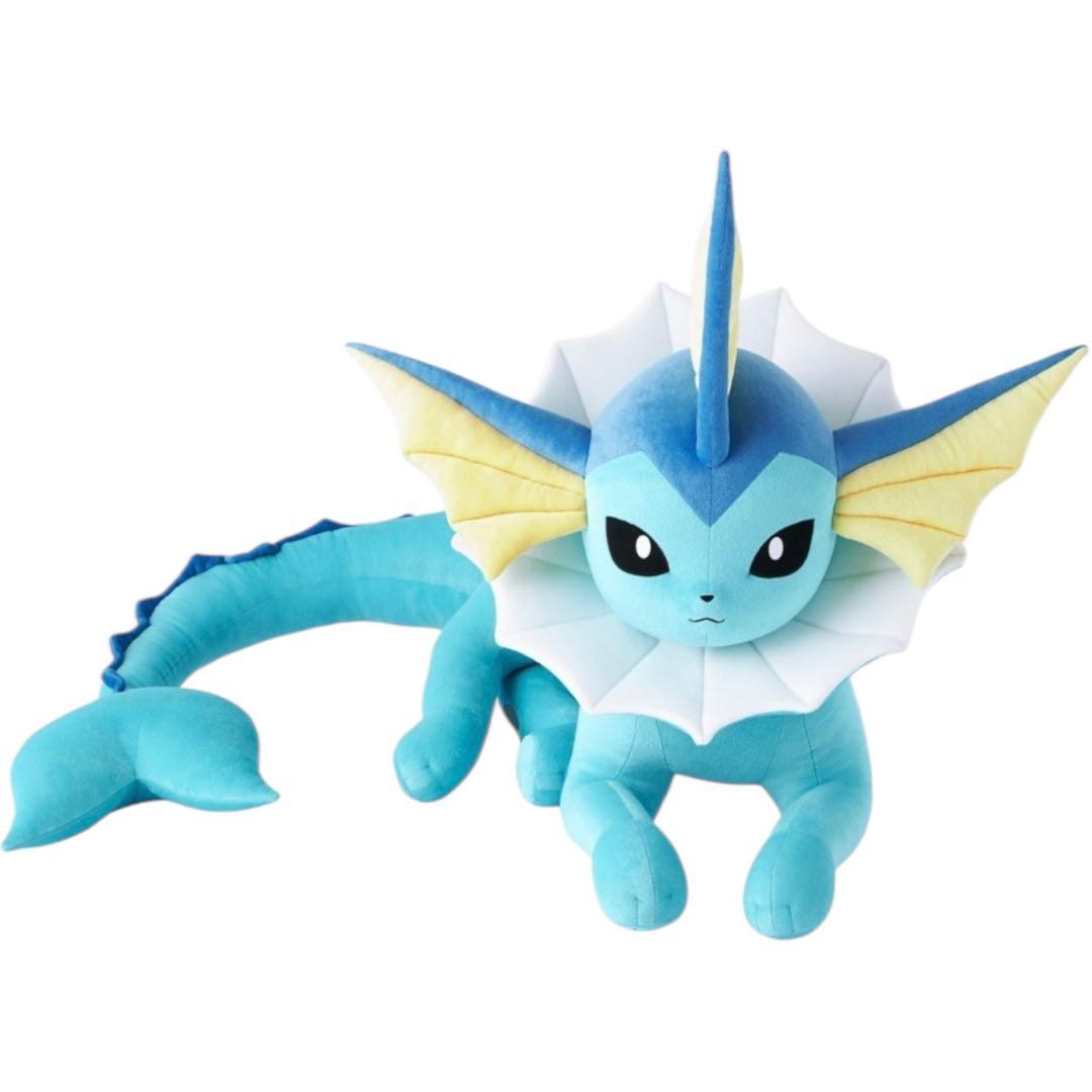 新品未開封 ポケモンセンター 等身大シャワーズ ぬいぐるみ　寝そべり