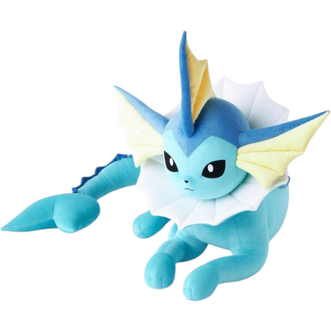 新品未開封 ポケモンセンター 等身大シャワーズ ぬいぐるみ　寝そべり